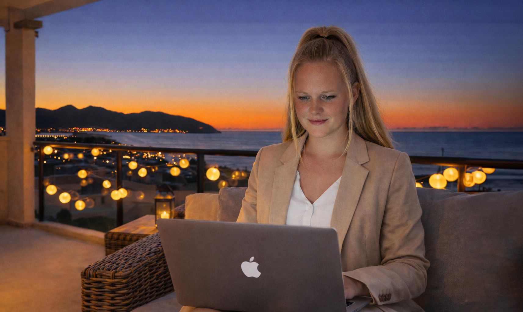 Denise - Money Minded op het balkon